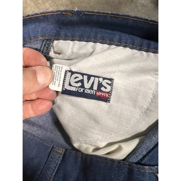 Vintage 70s Orange Tab Jeans Levi’s Men’s 34 X 30 Talon Zipper - Picture 15 of 16